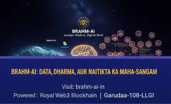 🚩 विशेष रिपोर्ट: भारत का 'Brahm-AI'—मशीन और मानवता के मिलन का नया वैश्विक अध्याय